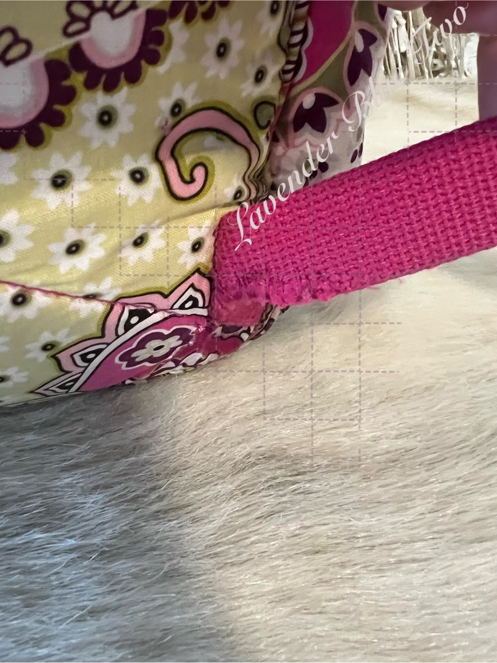 VERA BRADLEY Very Berry Paisley 2010 Essential Backpack Pink Purple Y2K Padded - Picture 10 of 17
